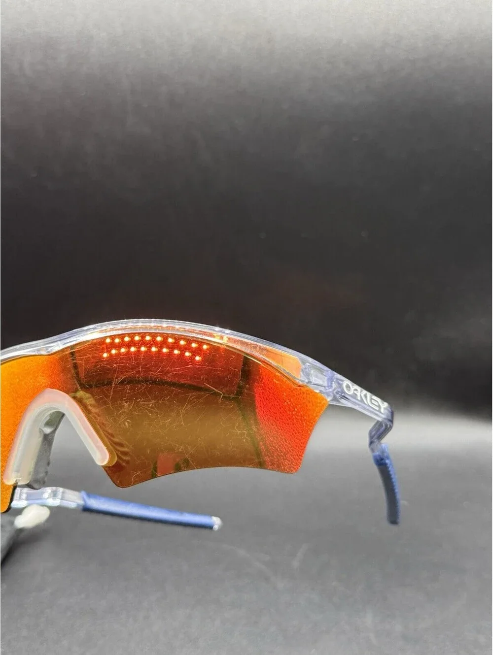 Oakley M Frame Gen 1 Crystal Clear/Fire Iridium 67 Lens